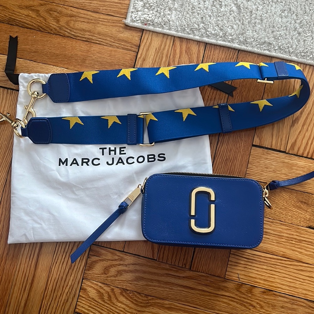 Marc Jacobs Cobalt blue snapshot bag